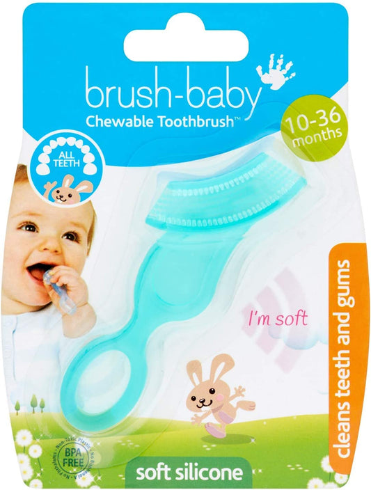 Brush-Baby Escova de Dentes Suave e Mastigável 10-36 meses