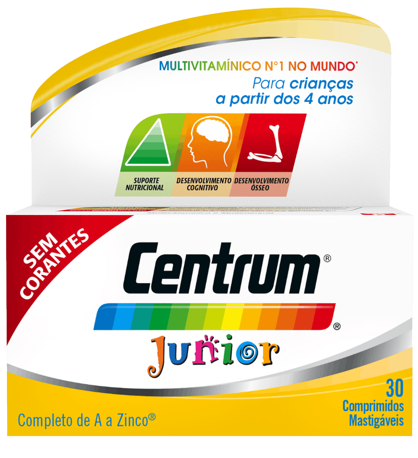 Centrum Junior Comprimidos Mastigáveis - 30 comprimidos