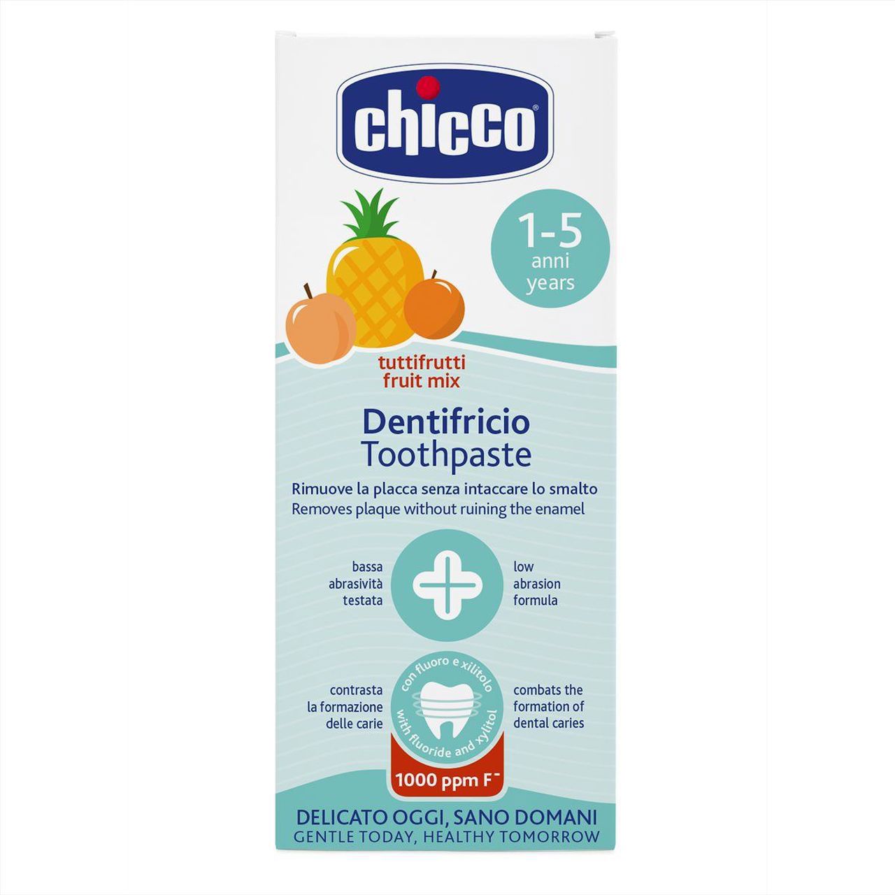 Chicco Pasta de Dentes Tutti-Frutti 1-5 Anos - 50ml (iamgem 3)