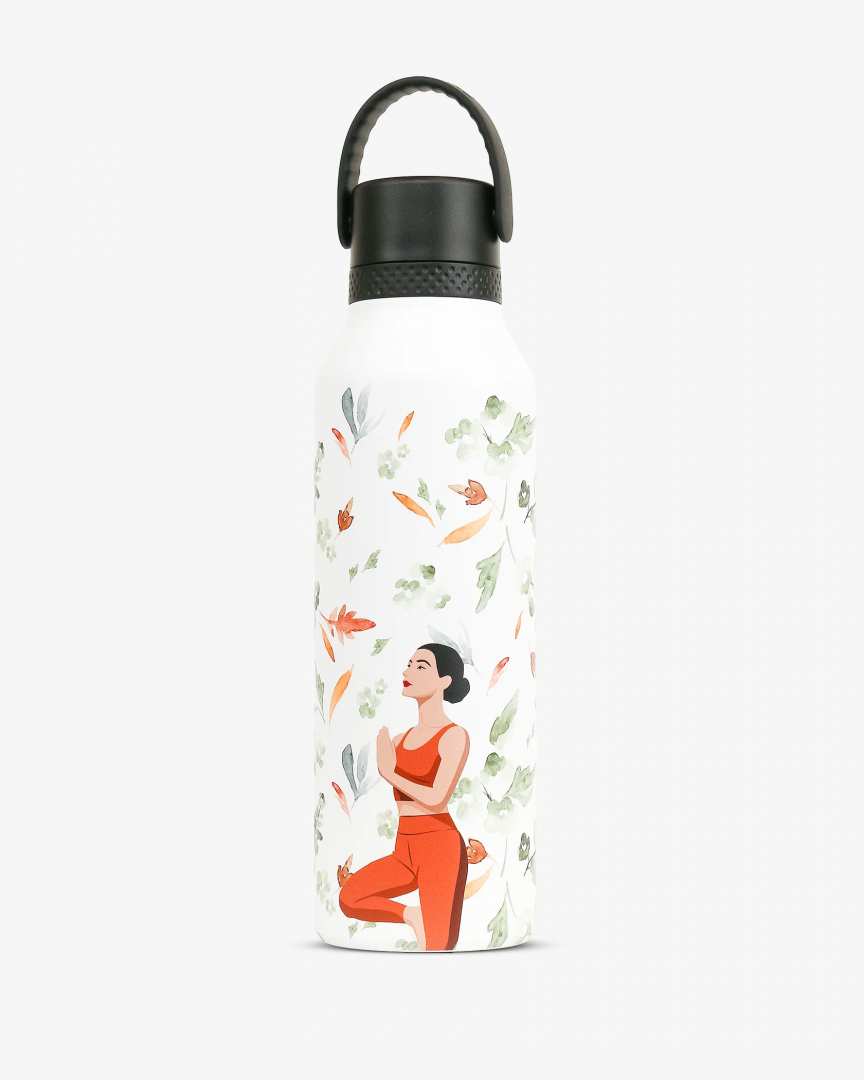 Garrafa térmica RunBott Mii 60 Lulalila - Yoga - 600 ml