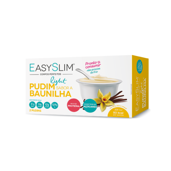EasySlim Pudim Light Baunilha - 2x125g