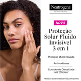 Neutrogena Protetor Solar Ultra Sheer Fluído Invisível Pele Oleosa SPF50+ - 50ml
