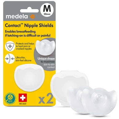 Medela Contact Mamilos de Silicone Tamanho S - 2 unidades
