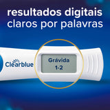 Clearblue Teste de Gravidez Digital com Indicador de Semanas