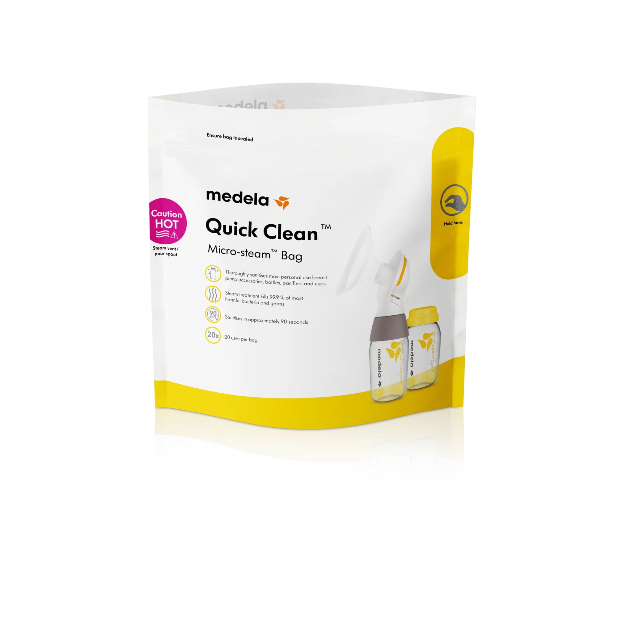 Medela Saco de Esterilização Quick Clean Microondas - 5 unidades (IAMGEM 1)