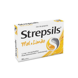 Strepsils Mel e Limão 0,6/1,2mg - 24 pastilhas