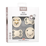 BIBS Pack 4 Try it Baby Ivory Pacifiers 