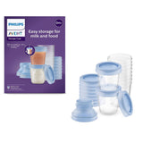 Philips Avent Copos de Armazenamento de Leite Materno com Tampa + Adaptadores 6m+