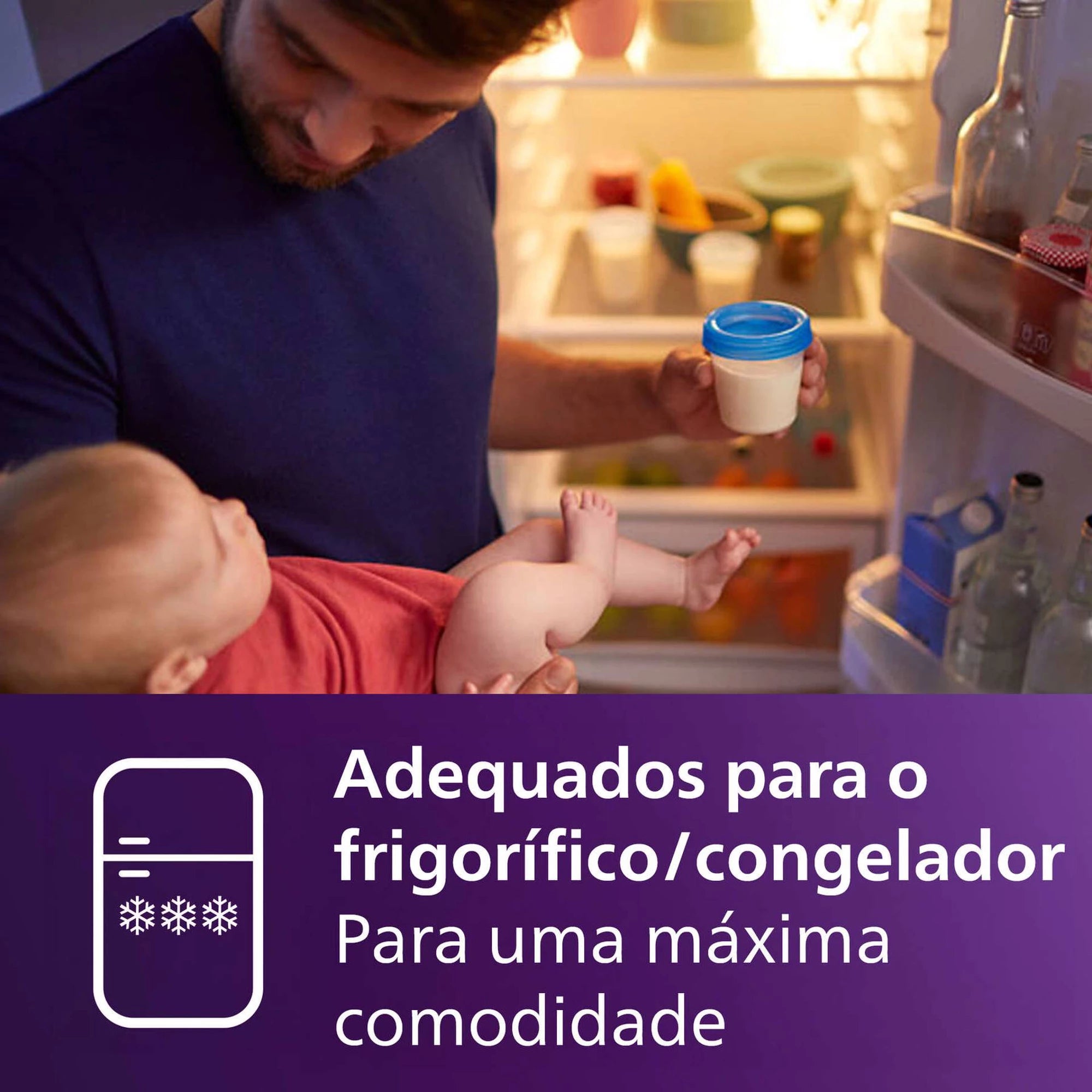 Philips Avent Copos de Armazenamento de Leite Materno com Tampa + Adaptadores 6m+ 3
