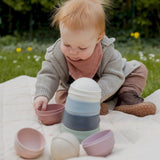 Pastel Rainbow Stackable BIBS 