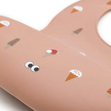 Noui Noui IceCream Rose Silicone Bib