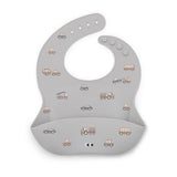 Noui Noui Little Wheels Silicone Bib