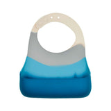 Grech & Co Babete em Silicone Blue