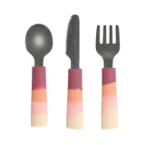 Grech &amp; Co Set 3 Rose Cutlery