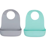 We Might Be Tiny 2 Babetes de Silicone Mint & Grey