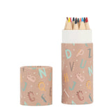 Tutete Tubo 12 Lápis Funny Letters