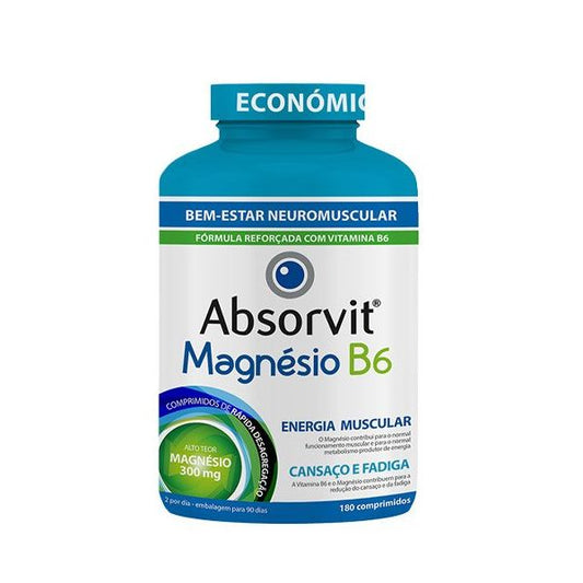 Absorvit Magnésio + B6 - 180 Comprimidos
