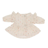 Monnëka Boneca Koke + Vestido e Chapéu White Flowers