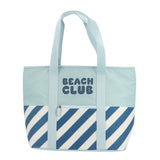 Monnëka Bolsa Tote Stripes Blues & Beyond
