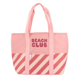 Monnëka Bolsa Tote Stripes Bloom & Blush
