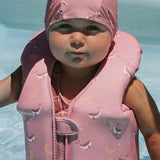 Monnëka Colete Flutuador Whale Pink - 1-2 Anos