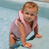 Monnëka Colete Flutuador Whale Pink - 1-2 Anos