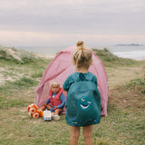 Monnëka Mochila Anti-Areia Whale Teal