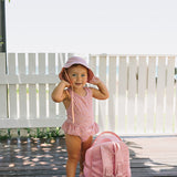 Monnëka Mochila Anti-Areia Whale Pink
