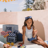 Monnëka Bolsa Tote Stripes Blues & Beyond