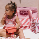 Monnëka Bolsa Tote Stripes Bloom & Blush