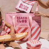 Monnëka Bolsa Tote Stripes Bloom & Blush