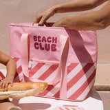 Monnëka Bolsa Tote Stripes Bloom & Blush