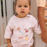 Monnëka Camisola de Proteção Solar Mermaid Cats