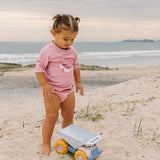 Monnëka Camisola de Proteção Solar Whale Pink