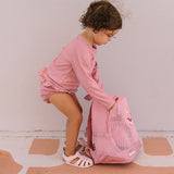 Monnëka Mochila Anti-Areia Whale Pink