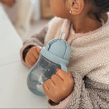 Noüka Copo Antiderrame com Palhinha Flexível - 240 ml