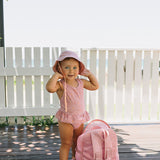 Monnëka Chapéu Reversível Whale Pink