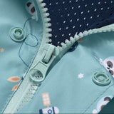 Tutete Capa de Chuva Infantil Pandas in Space