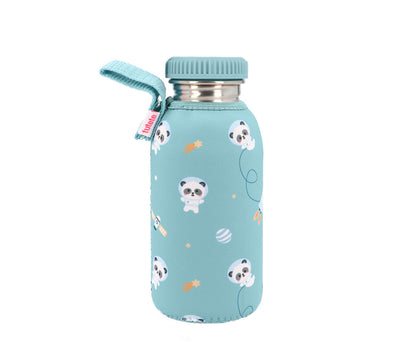Tutete Garrafa de Aço Com Forro Pandas In Space - 500ml
