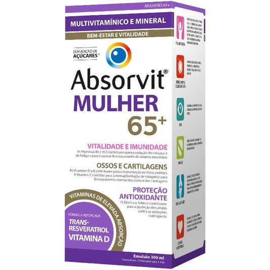 Absorvit Mulher 65+ Multivitamínico - 300ml