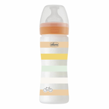 Chicco Biberão Well Being Fluxo Médio Laranja - 250ml