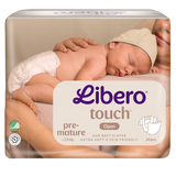 Libero Touch Fraldas Prematuro < 2.5kg - 24 unidades