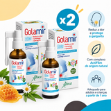 Aboca Golamir Spray sem Álcool - 2x30ml