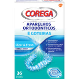 Corega Aparelhos Ortodônticos e Goteiras - 36 pastilhas