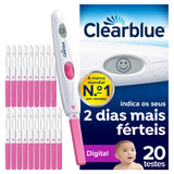 Clearblue Teste de Ovulação Digital - 20 unidades