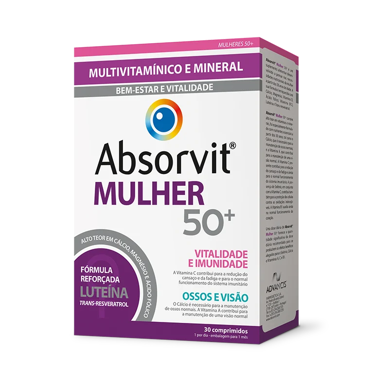 Absorvit 50+ Mulher - 30 Comprimidos