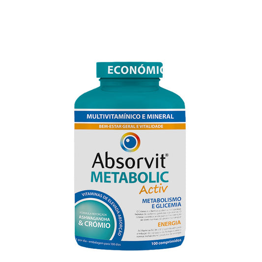 Absorvit Metabolic Activ - 100 Comprimidos