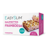 EasySlim Gaufrett de Chocolate Branco e Framboesa - 3 x 42g