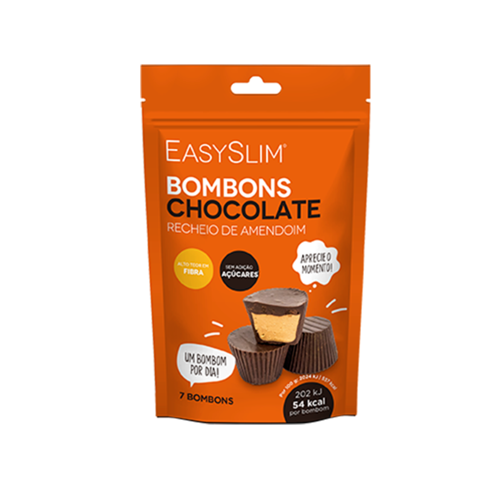 Easyslim Bombons Chocolate e Recheio de Amendoim – 7 unidades