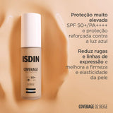 ISDIN Coverage Base de Maquilhagem Beige SPF50+ - 30ml